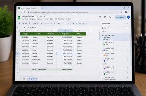 Cara Melihat Riwayat Perubahan Google Sheets