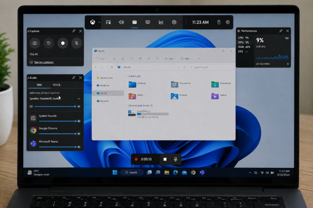 Cara Merekam Layar Laptop Tanpa Aplikasi